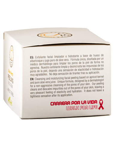 Modos de úso del Peeling facial con Aloe Vera y Hueso De Albaricoque