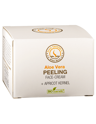 Peeling del viso ai noccioli di albicocca e all'aloe vera