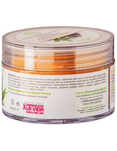 Vulkanisches Körperpeeling mit Aloe vera