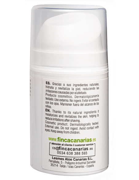 Aftershave lotion met aloë vera