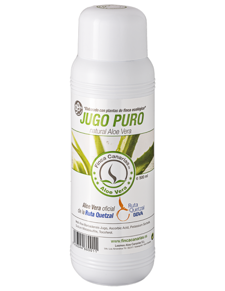 💚Reiner Aloe Vera Saft 500 ml | Finca Canarias