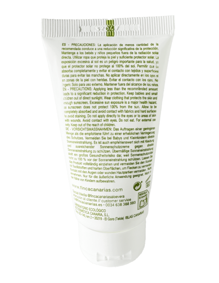 💚Zonnebrandcrème met aloë vera SPF 50 - 50 ml | Finca Canarias