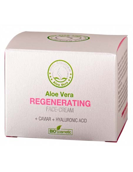 Intensive regenerating face cream with aloe vera