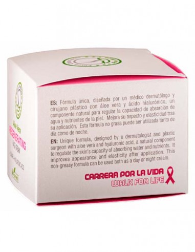 Crema viso rigenerante intensiva all'aloe vera
