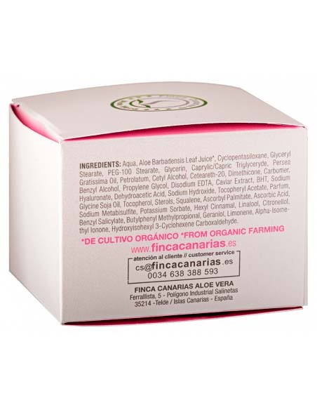 Regenerating face cream with aloe vera