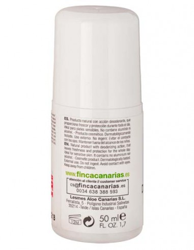 Gebrauchsanweisung aloe vera deodorant