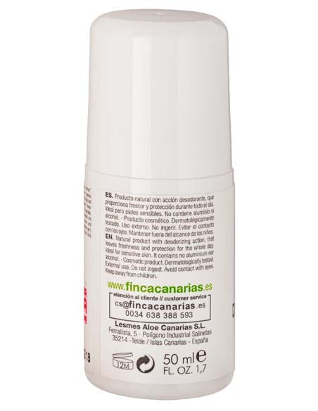 Gebruiksaanwijzing aloë vera deodorant