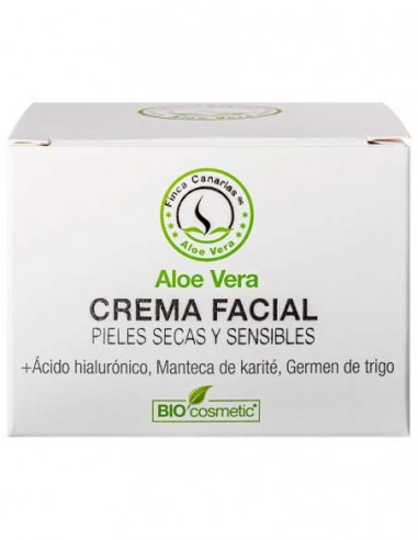 face cream with aloe vera for dry and sensitive skins