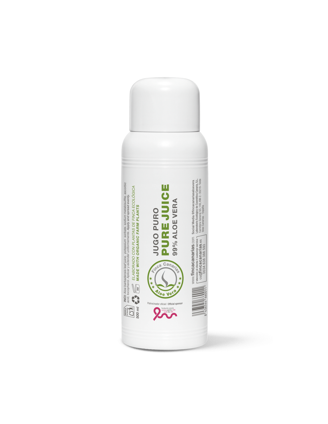 💚Zuiver aloë vera sap 500 ml | Finca Canarias