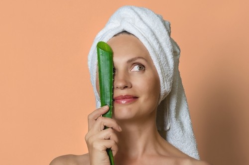 El aloe vera es bueno para la cara